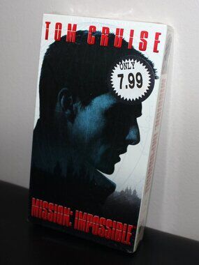 3/$55❤️sealed 1996 Mission: Impossible VHS Video Paramount Watermarks Tom Cruise